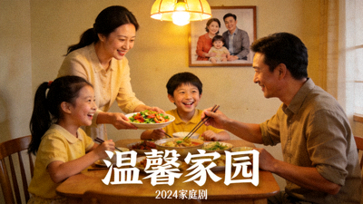 2024家庭剧《温馨家园》家庭生活温馨场景剧照